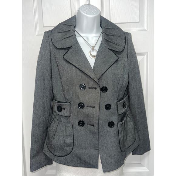 Anne Klein Jackets & Blazers - Anne Klein Women’s Fitted Grey Blazer Jacket - Size 2